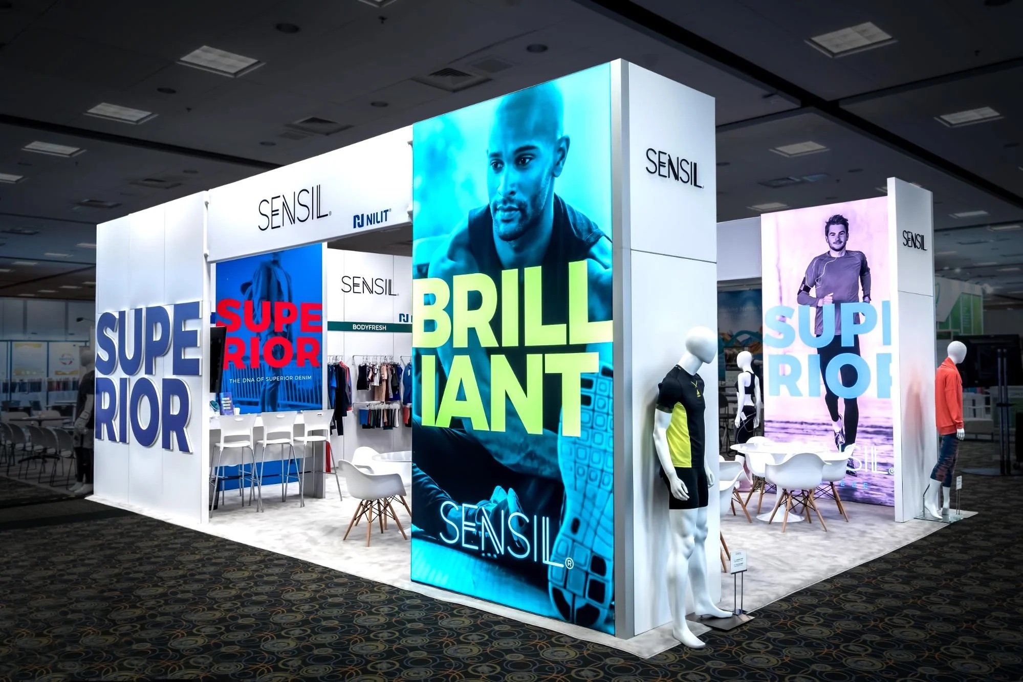 Nilit trade show exhibit