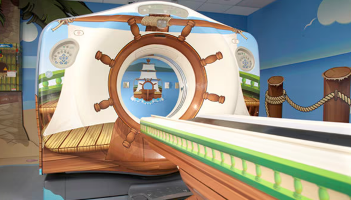 Pirate-themed MRI machine