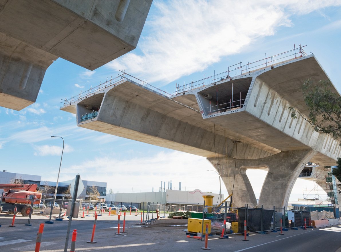 Bridge under construction