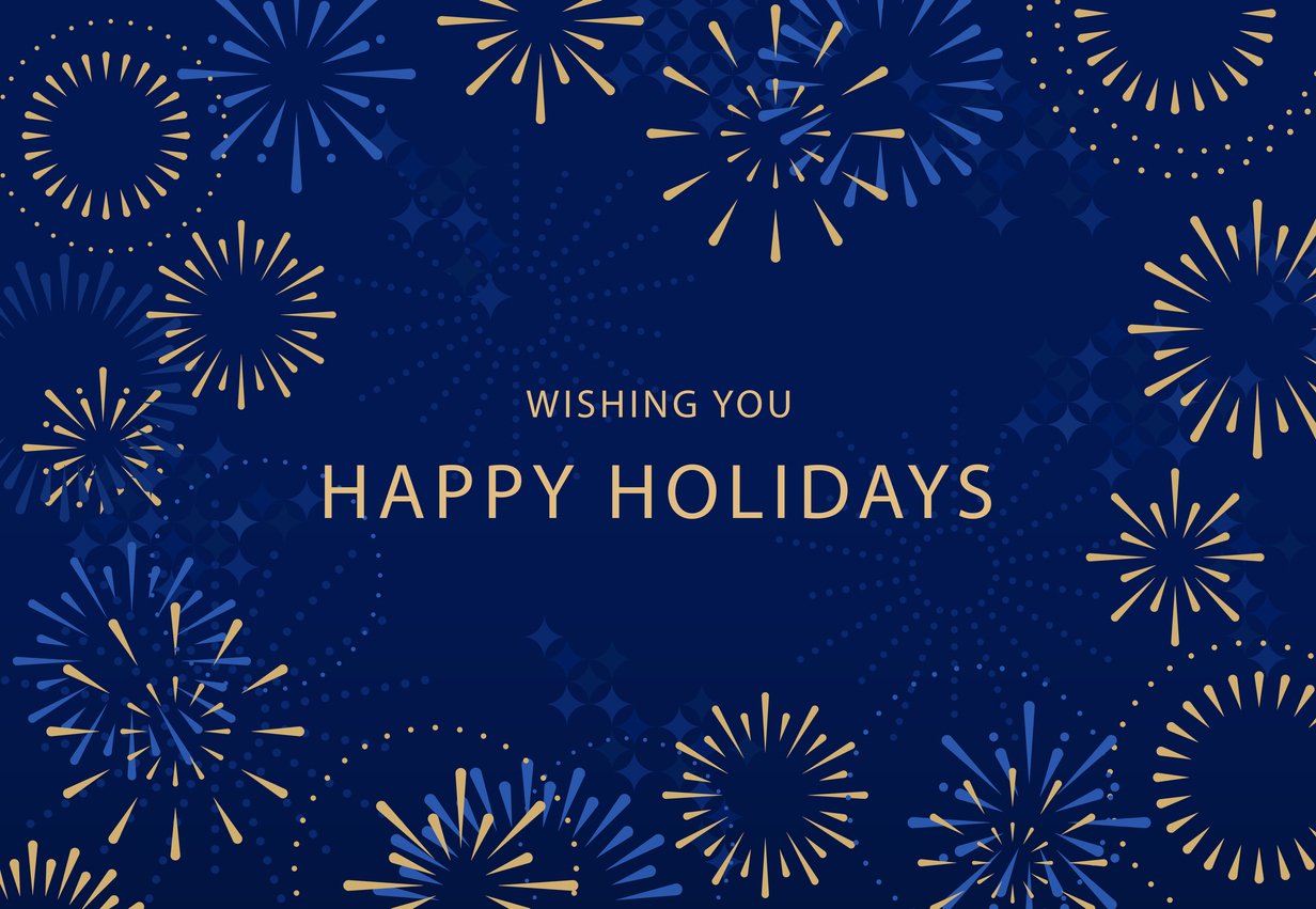Vector illustration of a holiday card